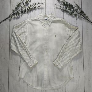 Ralph Lauren Blue & Yellow Check Pony Buttondown